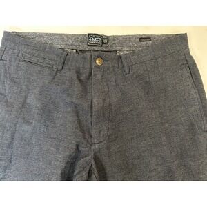 Grayers Chino Men's Cotton Blend Straight Leg Gray Tweed Flat Front Pants‎ Sz 38
